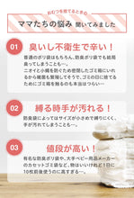 画像をギャラリービューアに読み込む, 【White Lapin】おむつDEO袋 200枚入り(100枚×2)